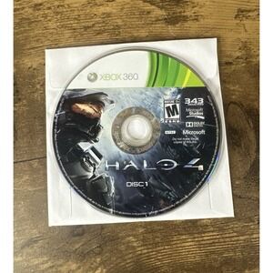 343 STUDIOS Microsoft HALO 4 - XBOX 360 GAME Disc 1 only Tested Fast Shipping